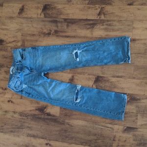 Abercrombie kids 13/14 boot cut distressed jean
